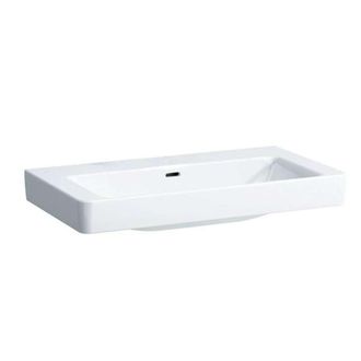 Laufen Laufen - Lavabo Pro S, Sin Agujero Para Grifo, Con Rebosadero