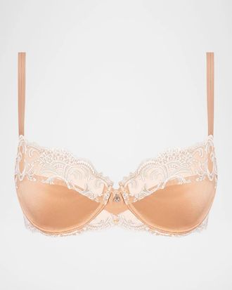 Lise Charmel Splendeur Soie Lace-Trim Demi Bra