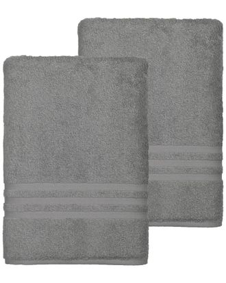 Linum Home Textiles Denzi 2Pc Turkish Cotton Bath Sheet Set