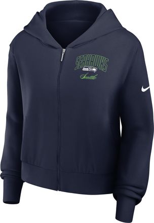 Nike Seattle Seahawks Primetime Nike Womens NFL Full-Zip Hoodie in Blue | 035D41S78-VM3