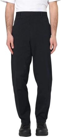 Jil Sander Broeken, Heren, Blauw, XL, Katoen, Blauwe op maat gemaakte broek voor mannen