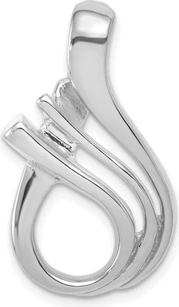 Diamond2Deal 14k White Gold Fits up to 5mm Omega, 6mm Reversible, Omega Slide