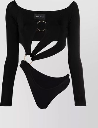 Louisa Ballou shoulder ring detail bodysuit