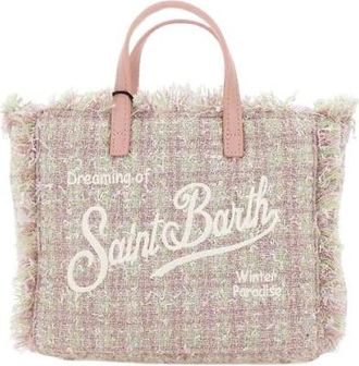 MC2 Saint Barth Vanity Mini Tweed - Bags - Mujer - Rosa - ONE SIZE