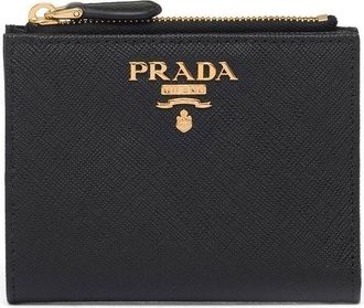 Prada Saffiano leather wallet - women - Leather - One Size - Black