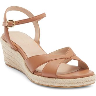 Stuart Weitzman Miami Espadrille Wedge Sandal in Tan at Nordstrom Rack, Size 9.5