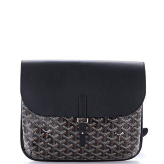 Goyard Coursier Messenger Bag Coated Canvas and Leather