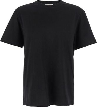 Jil Sander Black Solid T-Shirt