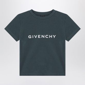 Givenchy Dark Green T Shirt With Logo
