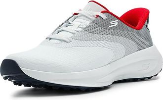 Skechers Flow SI Mens Golf Shoes White/Navy/Red : 12.5 3E - Extra Wide, Synthetic/Textile
