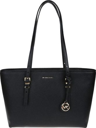 Michael Kors Medium Quinn Tote Bag - Dames - Shoppers - Zwart - ONE Size - Leer - Tassen