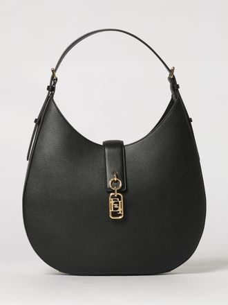 Elisabetta Franchi Borsa a spalla Hobo tonda con charm Elisabetta Franchi