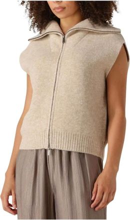 Knit-ted Dames, Truien, Beige, Maat: XL Corduroy
