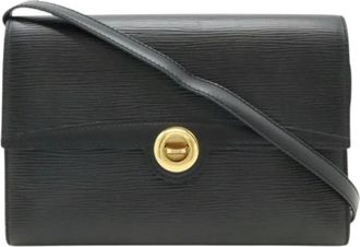 Louis Vuitton Pre-owned Vintage Cross Body Bag - Dames - Vintage Schoudertas - Zwart - ONE Size - Leer - Vintage