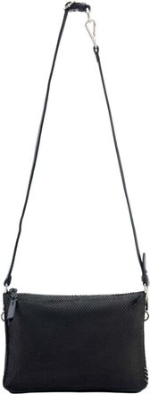 Fredsbruder FREDsBRUDER Edgy Daily Catch Leather Shoulder Bag Black