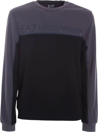 Emporio Armani Sweatshirts, male, Gray, Size: 2XL Felpa