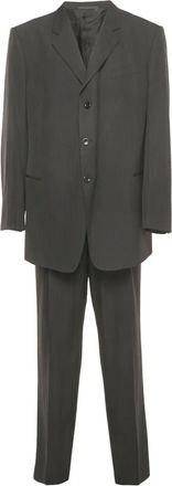 Giorgio Armani Gestreept pak - Zwart