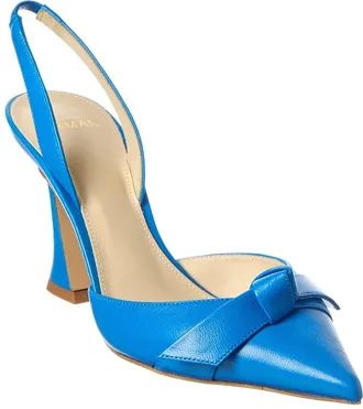 Alexandre Birman Clarita Bell 85 Leather Slingback Pump