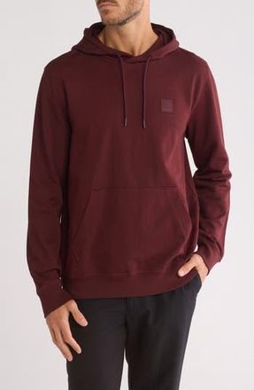 BOSS Wetalk Cotton Pullover Hoodie in Dark Red at Nordstrom Rack, Size Xx-Large