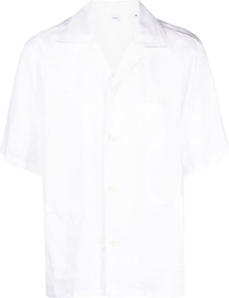 Aspesi SS linen shirt - men - Linen/Flax - M - White