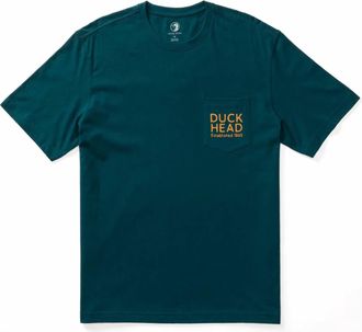 Duck Head Mens Field Tested Short Sleeve T-Shirt In Emerald Green