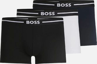 HUGO BOSS Mens 3 Pack of Stretch Cotton Trunks - Multi - Size: 33/32/32