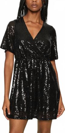 Vero Moda Sequence Cocktail Party Dress In Black