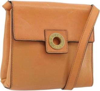 Celine Pre-owned Vintage Schoudertas - Dames - Vintage Schoudertas - Oranje - ONE Size - Leer - Vintage