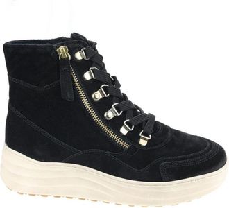Gabor Stijlvolle veterlaarsjes - Dames - Veterlaarzen - Zwart - 37 EU - Su&egrave;de - Schoenen