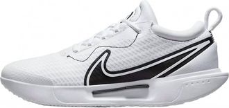 Nike Mens Court Zoom Pro Hc Sneakers In White/ Black