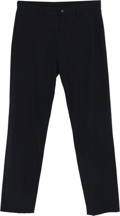 Aspesi Straight-Leg Trousers In Blue Navy