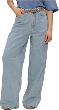 Est'seven Dames Jeans Evi Jeans 26 - Dames - Loose Fit Jeans - Blauw - M - Jeans