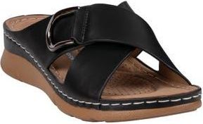 Good Choice Shoes Eanna Wedge Sandal in Black at Nordstrom Rack, Size 9.5