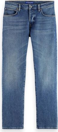Scotch & Soda Core Zee Straight Fit Jeans Blauw - Heren - Regular Fit Jeans - Blauw - W28 L32 - Katoen - Jeans