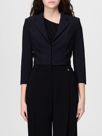 Elisabetta Franchi Crop Polyester Blazer