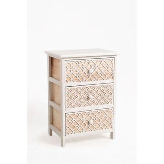 Regalos Miguel Muebles Auxiliares - Mueble Auxiliar Egle Blanco Ancho 3 Cajones