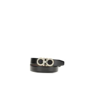 Ferragamo Accessoires, Heren, Zwart, ONE Size, Leer, Bos Taurus Regular Belt