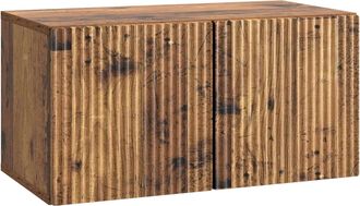 vidaXL Mueble Para Tv De Pared 59,5 X 31 X 30 Cm Madera Envejecida Vidaxl