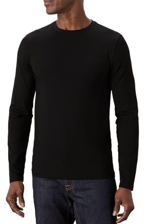 Pact Luxe Essential Slim Long Sleeve Tee Made With Organic Cotton in Black at Nordstrom, Size Xx-Large