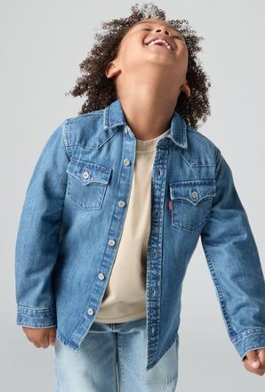 Levi's Camicia western New Barstow per ragazzi - Uomo - 2A - Neutral / Vintage Stone