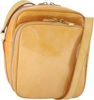 Louis Vuitton Pre-owned Cross Body Bags, female, Orange, Size: ONE SIZE Pre-owned Vintage Patent Leather Shoulder Bag