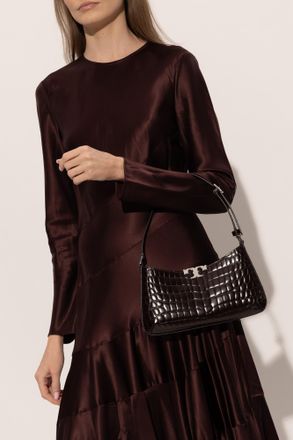 Tory Burch Eleanor Slim Shoulder Bag, Womens, Brown