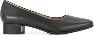 Medicus leren pumps met lage hak zwart
