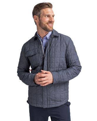 Cutter & Buck Rainier PrimaLoft Mens Eco Insulated Quilted Shirt Jacket