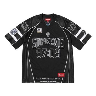 SUPREME FW26 Disciples Football Jersey Black SUP-FW26-096-BLK