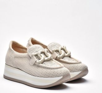 Softwaves Womens Cintia Platform Loafer In Coco