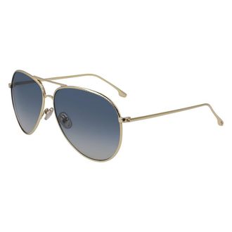 Victoria Beckham Gold Metal Womens Sunglasses