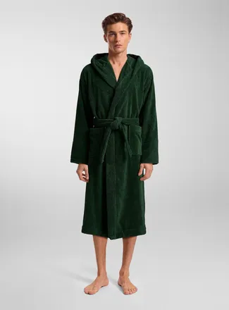 Le 31 Mens Terry hooded robe