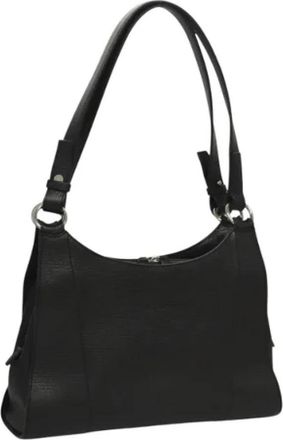 Loewe Tweedehands leren handtassen - Dames - Vintage Schoudertas - Zwart - ONE Size - Leer - Vintage
