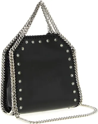 Stella McCartney Womens Falabella Top Handle Bag Black Polyester